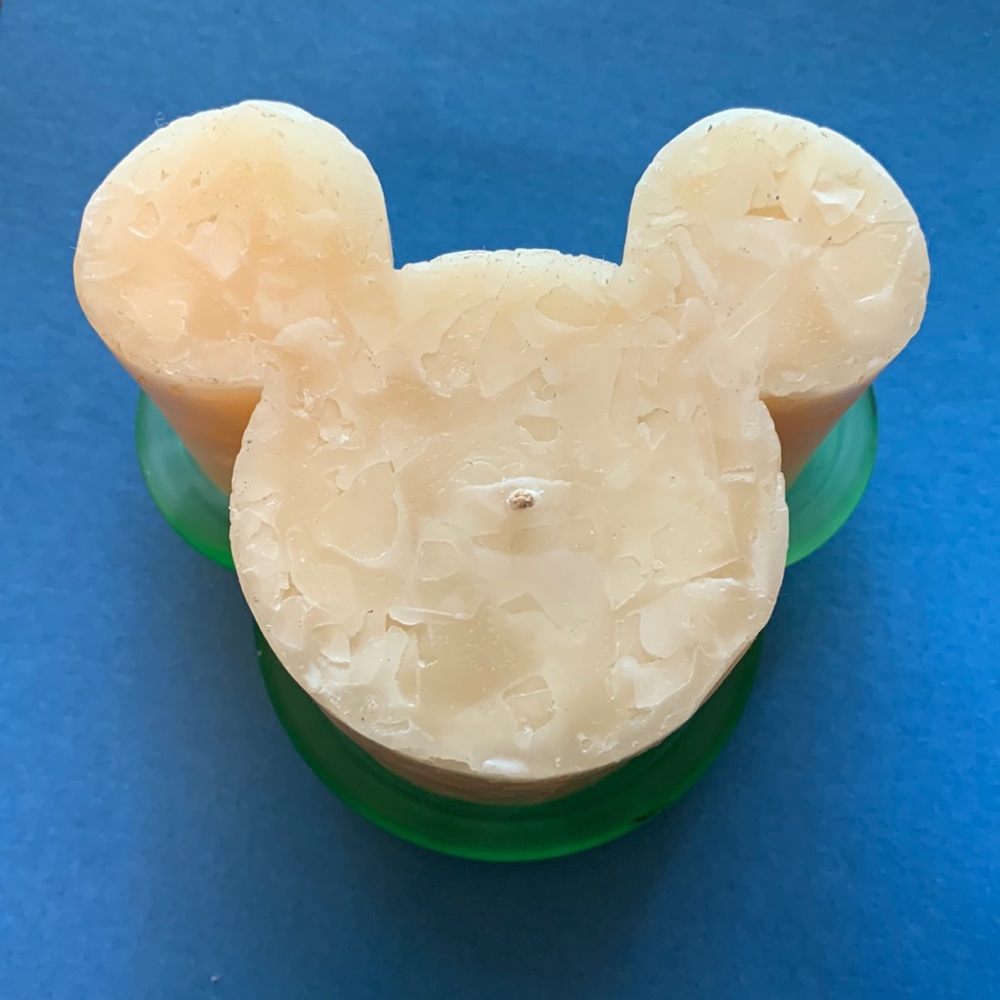 Disney Mickey Head candle. Displayed-Never Lit. Used Condition.